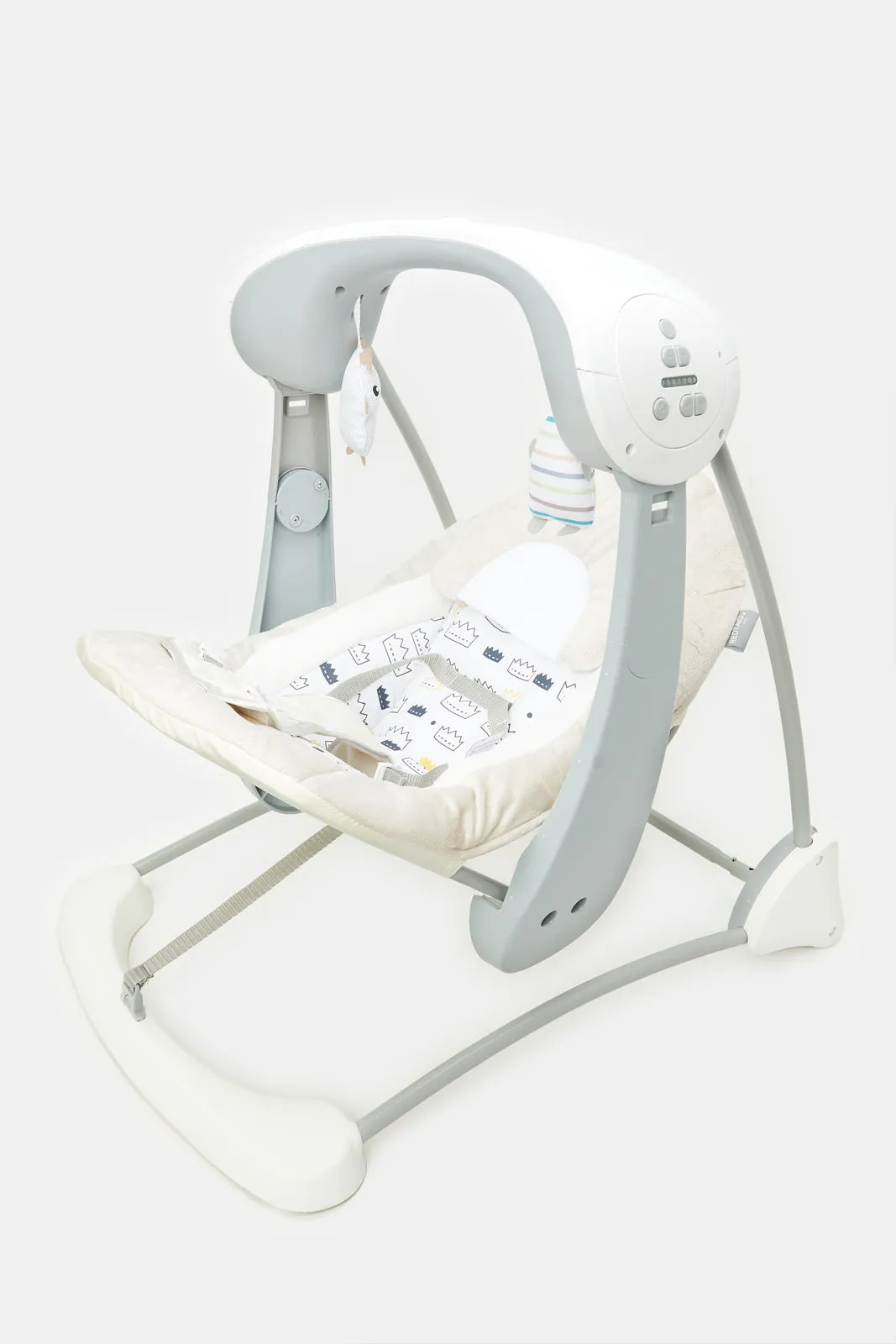 Baby Grey Electric Swing