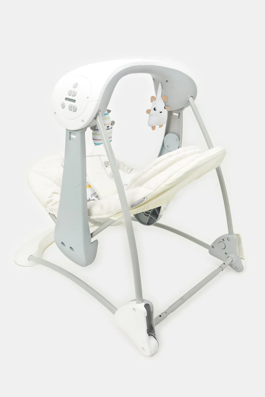 Baby Grey Electric Swing