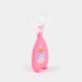 Baby U Shaped Tooth Brush   Teether | Pink