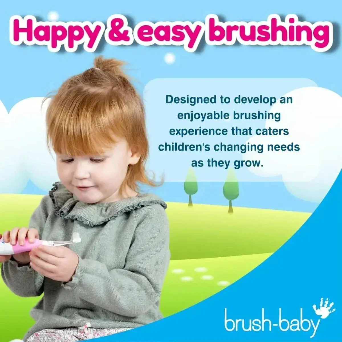 BabySonic® Blue Electric Toothbrush for Toddlers