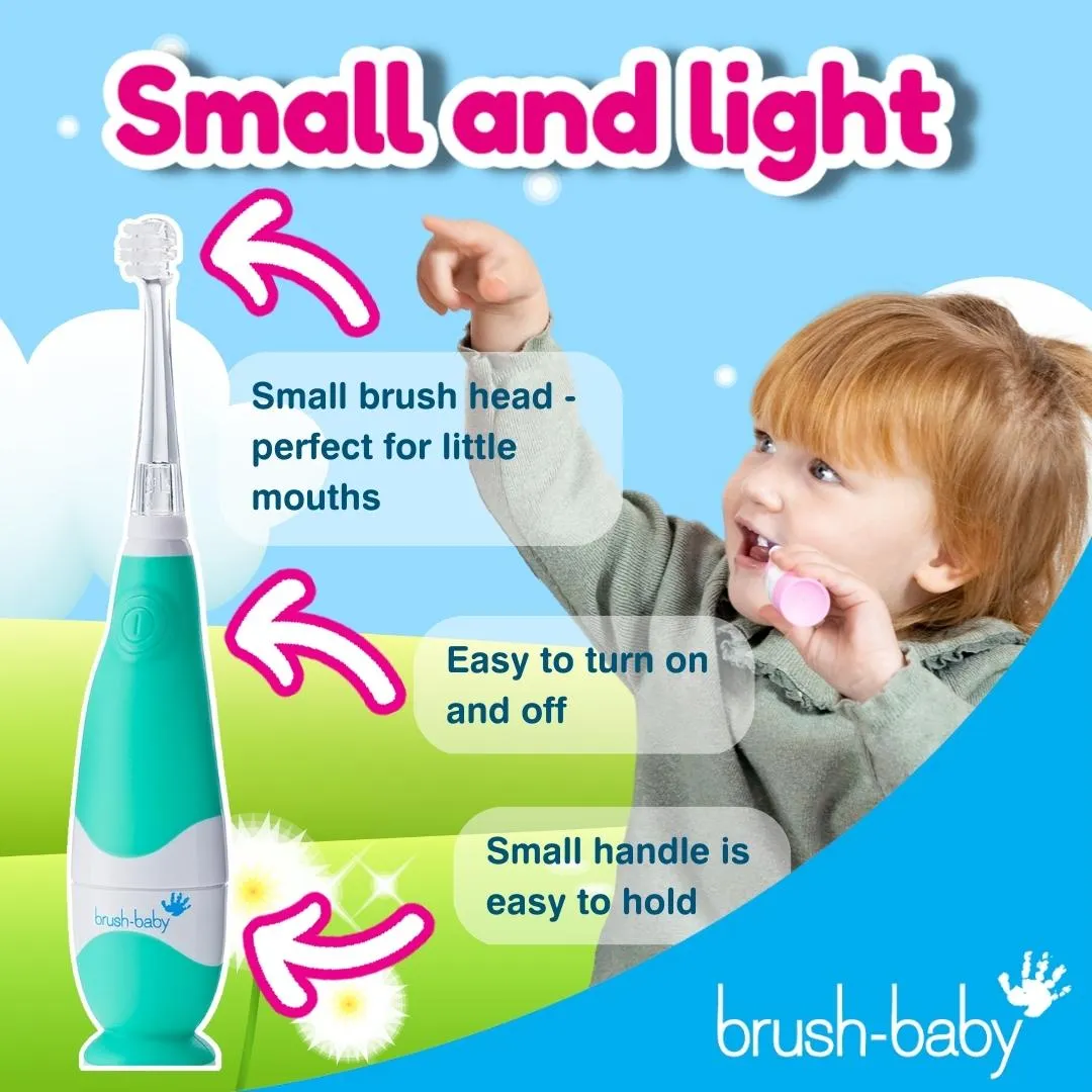 BabySonic® Pink Electric Toothbrush for Toddlers (Pack of 2)