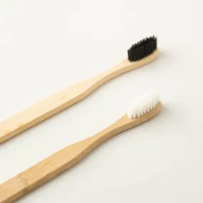 Bamboo Toothbrush (with black or white bristles)