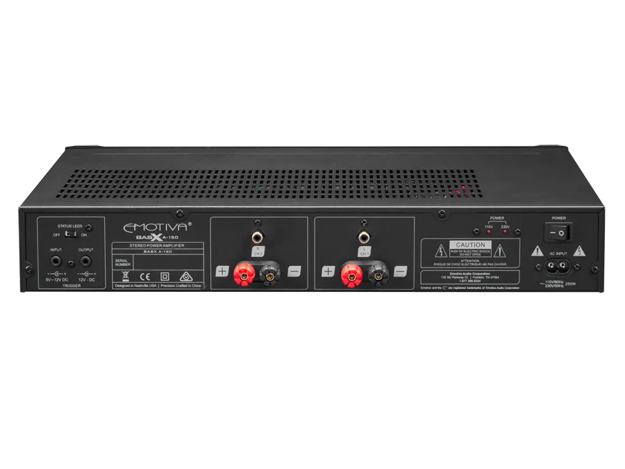 BasX A-150 Stereo Power Amplifier