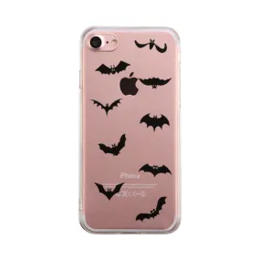 Bat Character Halloween Phone Case Cute Clear Phonecase