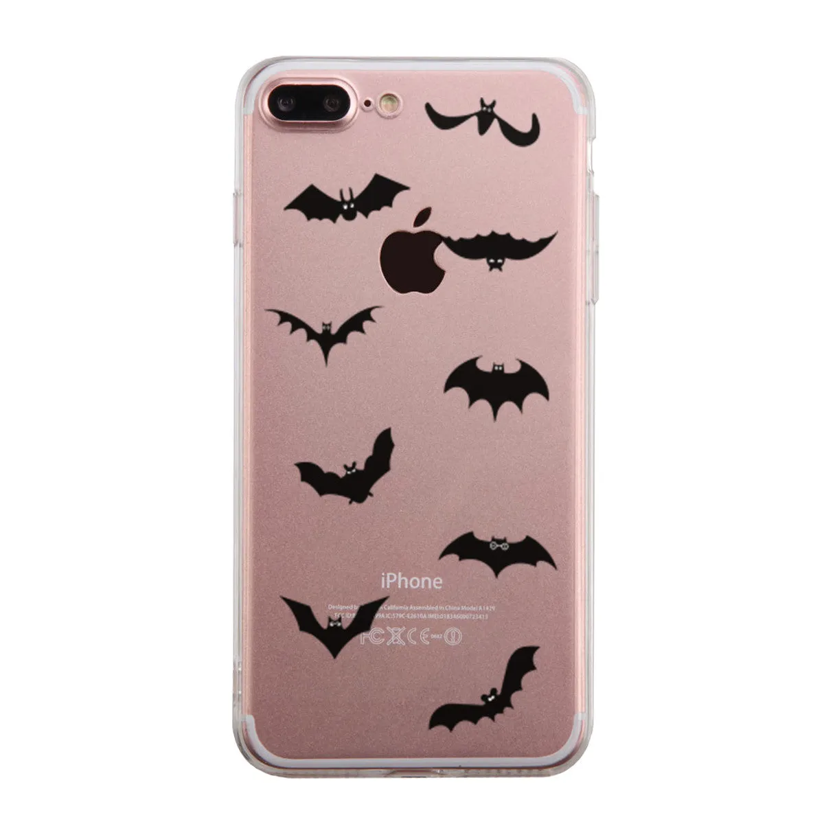 Bat Character Halloween Phone Case Cute Clear Phonecase