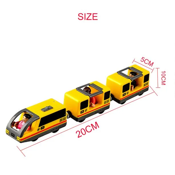 Battery Operated Electric Train for Wooden Track