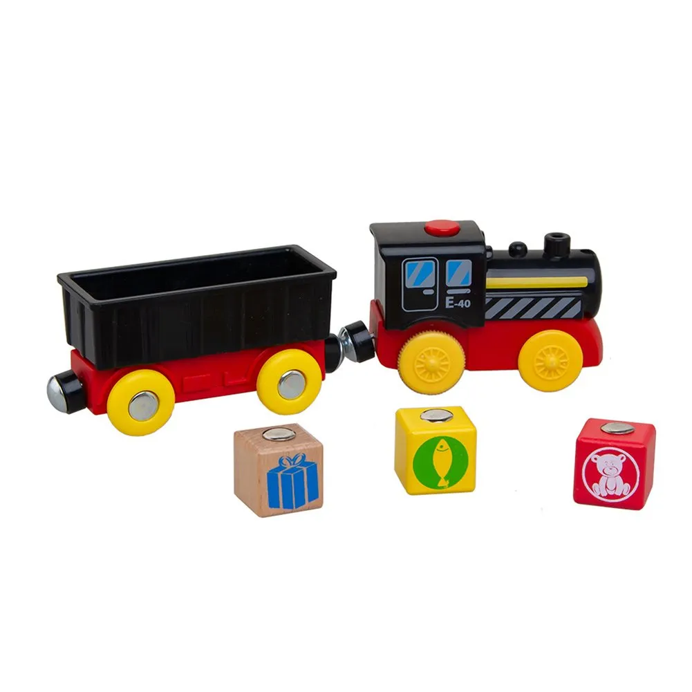 Battery Operated Steam Train for Wooden Track