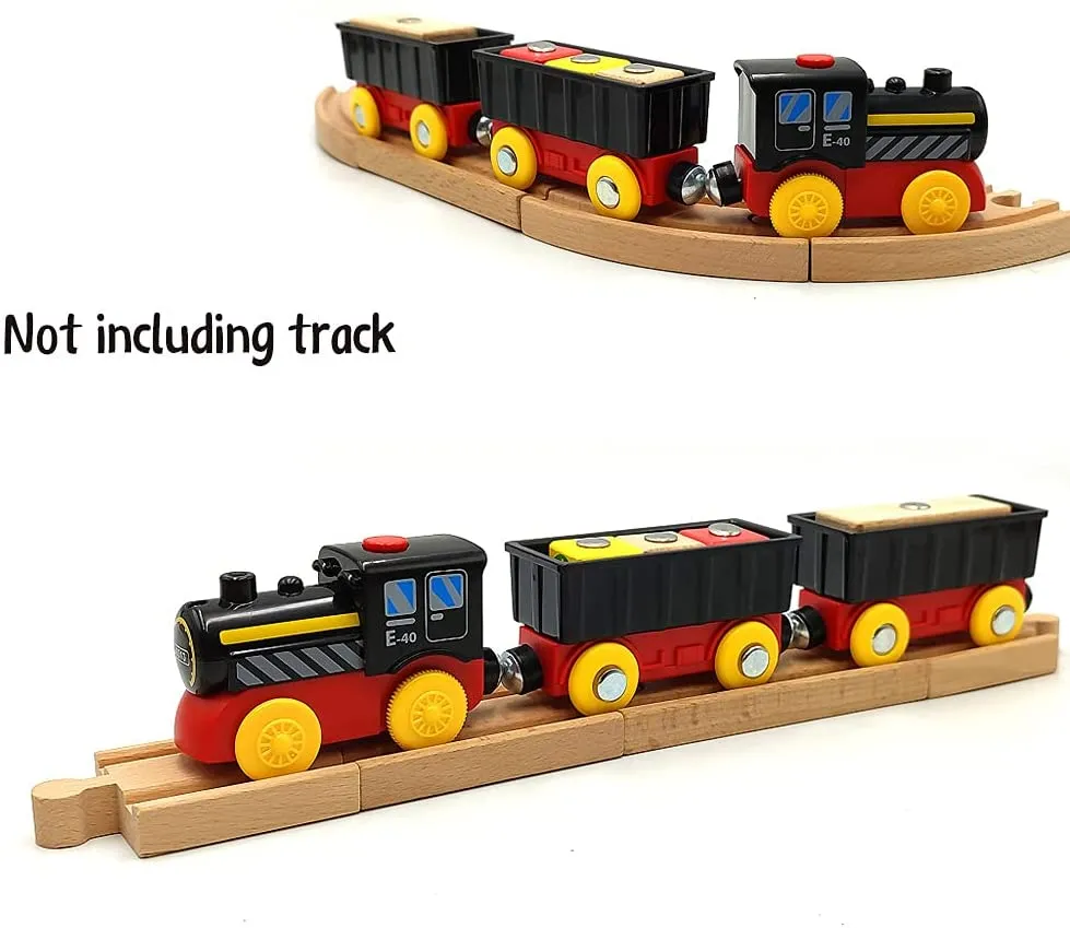 Battery Operated Steam Train for Wooden Track