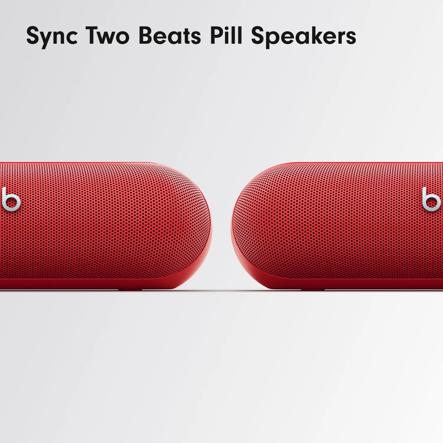 Beats Pill - Wireless Bluetooth Speaker with AppleCare  (2 Years) - Statement Red