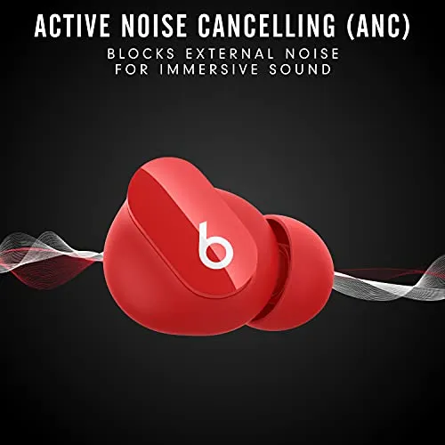 Beats Studio Buds – True Wireless Noise Cancelling Earbuds – Compatible with Apple & Android - Red