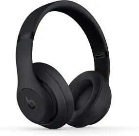 Beats Studio3 Wireless Over-Ear Headphones - Active Noise Cancelling, 22-Hour Battery, Apple W1 Chip, Bluetooth, Matte Black