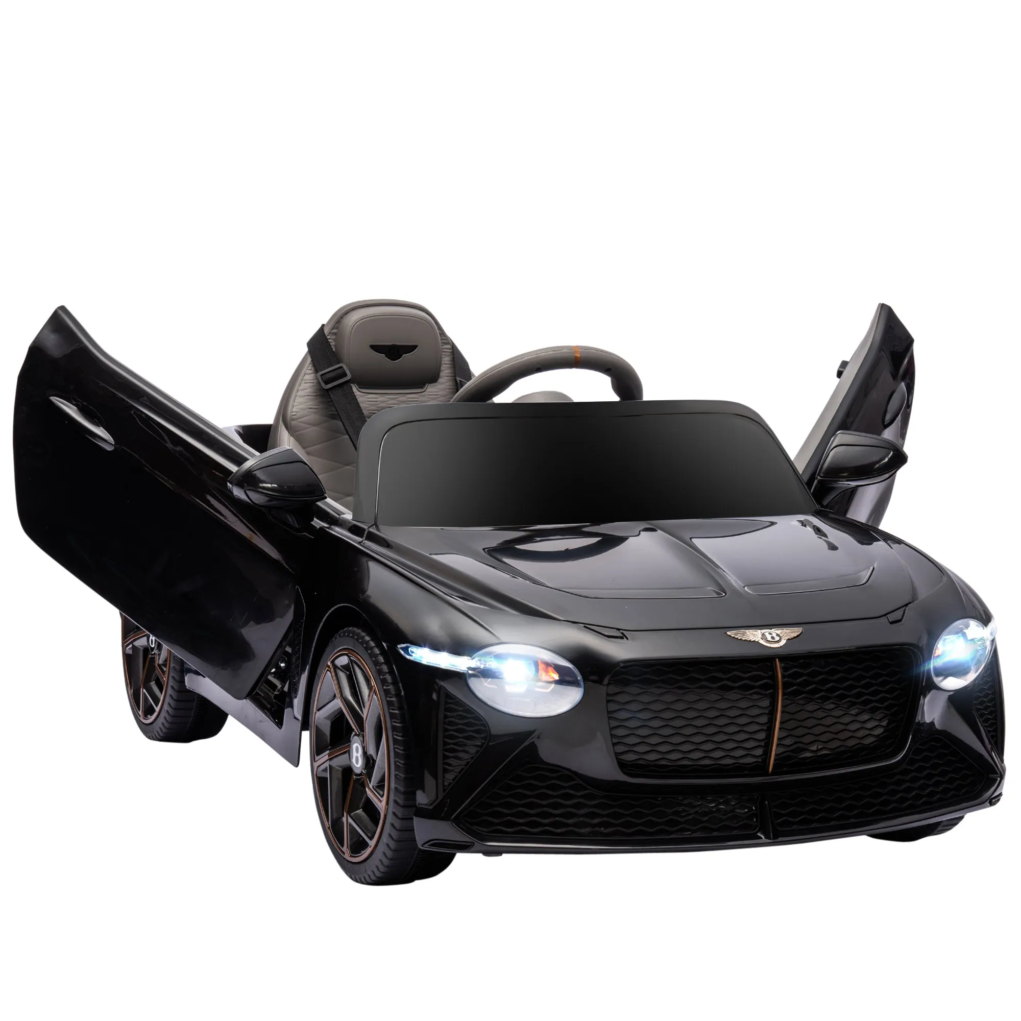 Bentley Bacalar Licensed 12V Kids Electric Ride on Car w/ Remote Control, Powered Electric Car with Portable Battery, Music, Horn