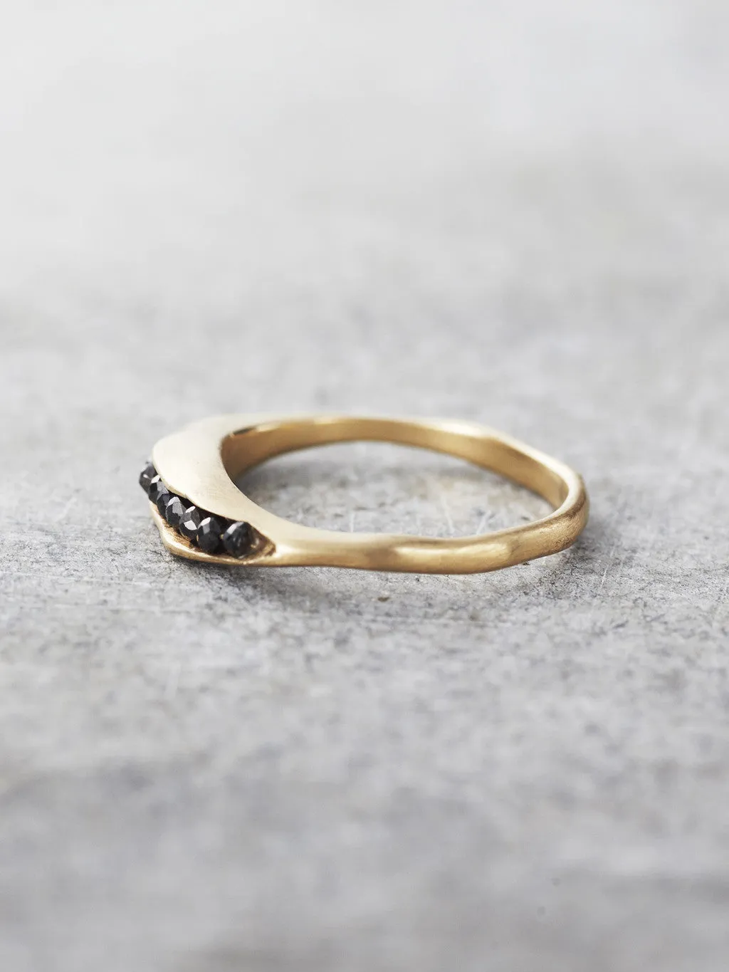 Black Diamond Pod Ring