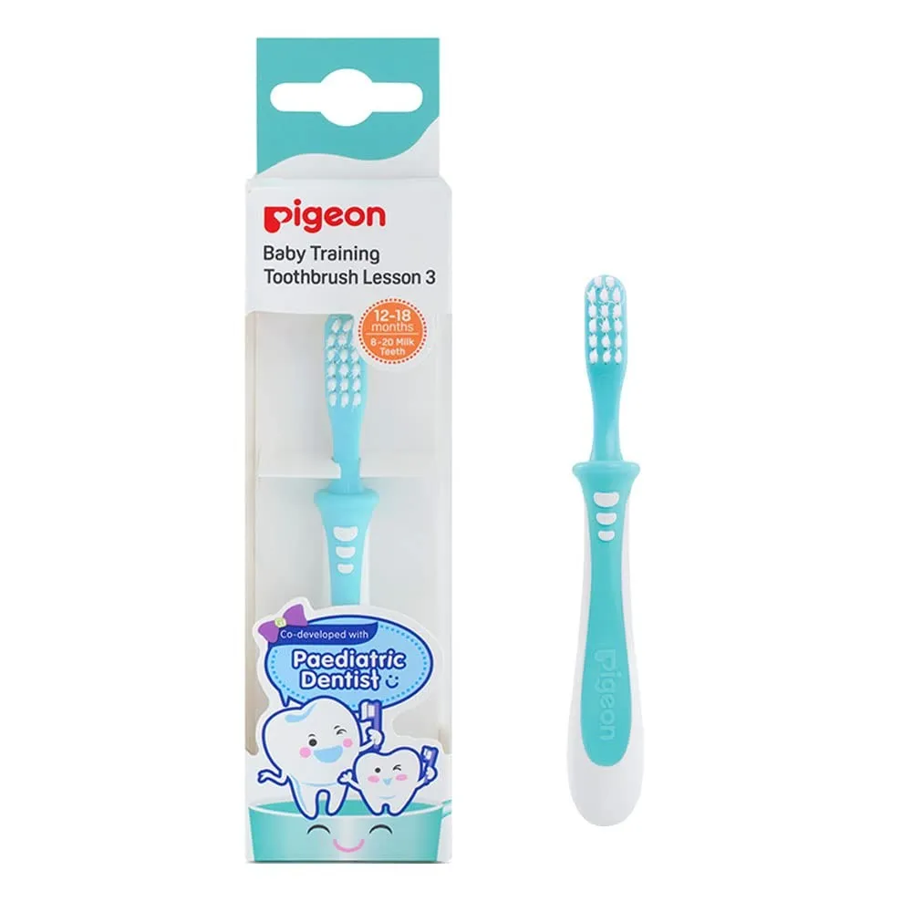 Blue Baby Training Toothbrush - Lesson 3