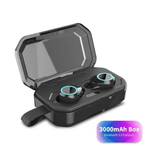 [Bluetooth 5.0 & IP7 Waterproof]The NEWEST TWS Earbuds Headset Dual Mic with Charger