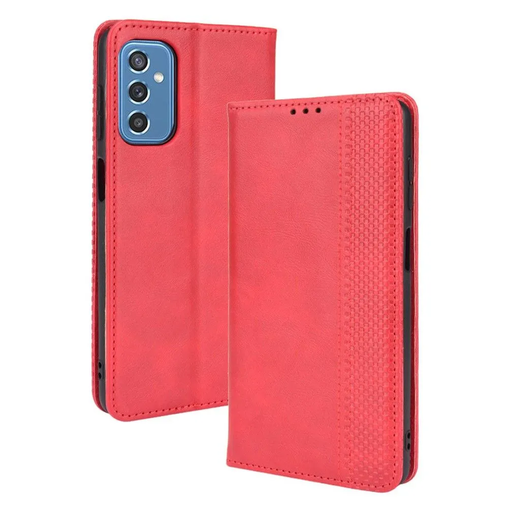 Bofink Vintage Samsung Galaxy M52 5G leather case - Red