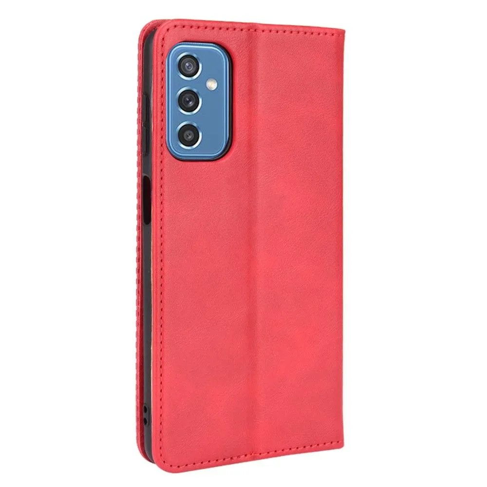 Bofink Vintage Samsung Galaxy M52 5G leather case - Red