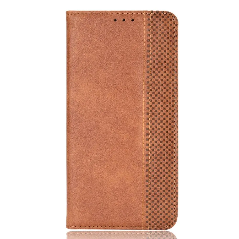 Bofink Vintage Samsung Galaxy S22 Ultra leather case - Brown