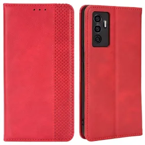 Bofink Vintage Vivo V23e 5G / V23e / S10e leather case - Red