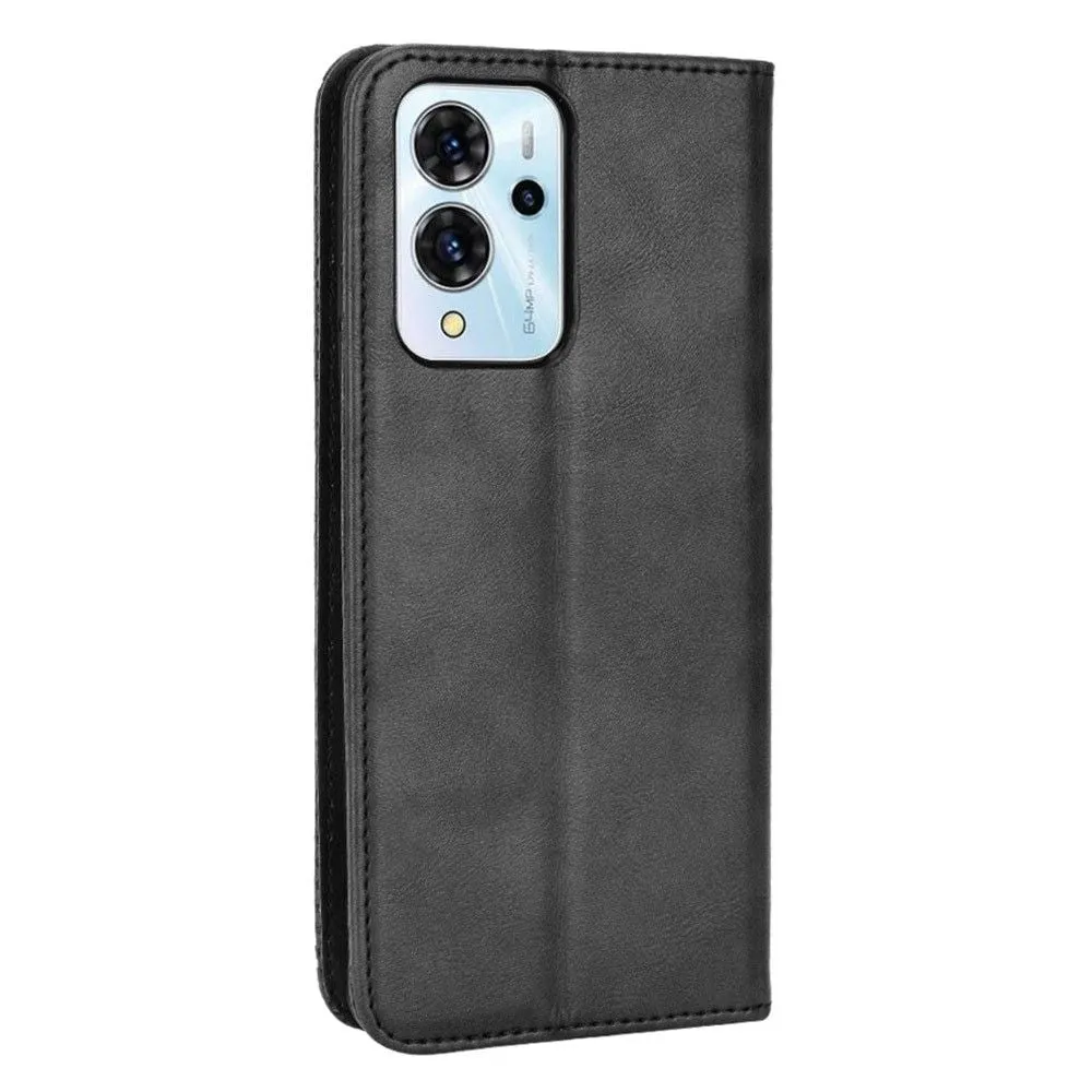 Bofink Vintage ZTE Blade V40 Pro leather case - Black