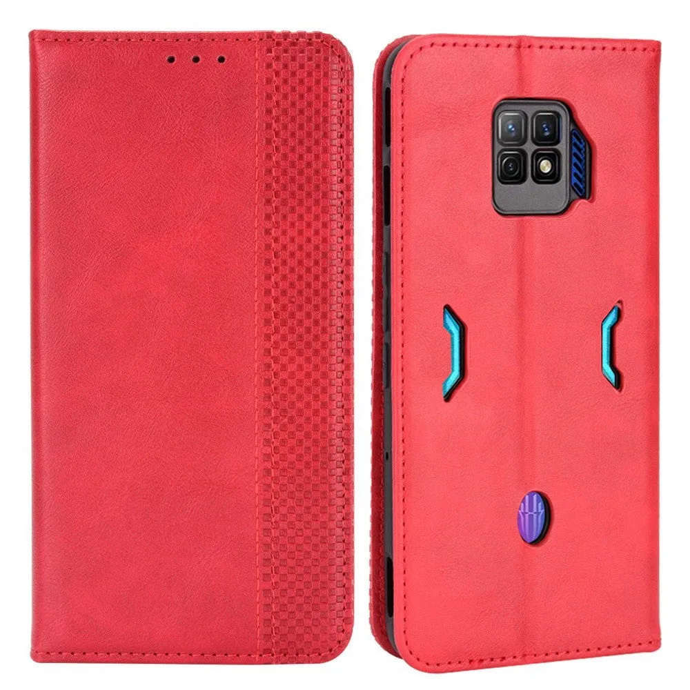 Bofink Vintage ZTE nubia Red Magic 7 Pro leather case - Red