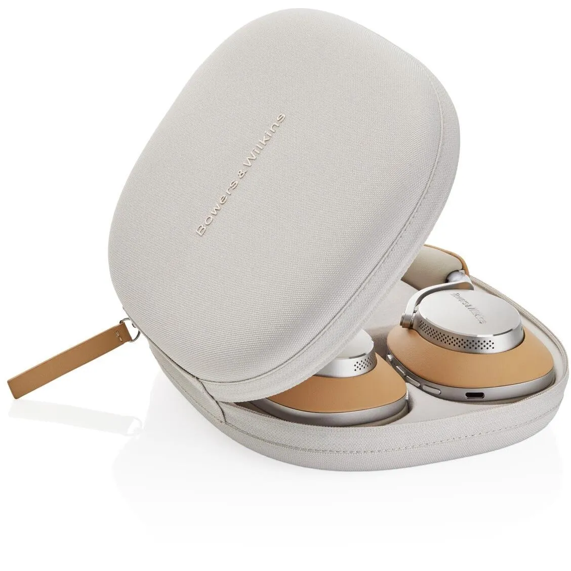 Bowers & Wilkins PX8 Noise-Cancelling Wireless Over-Ear Headphones (Tan)