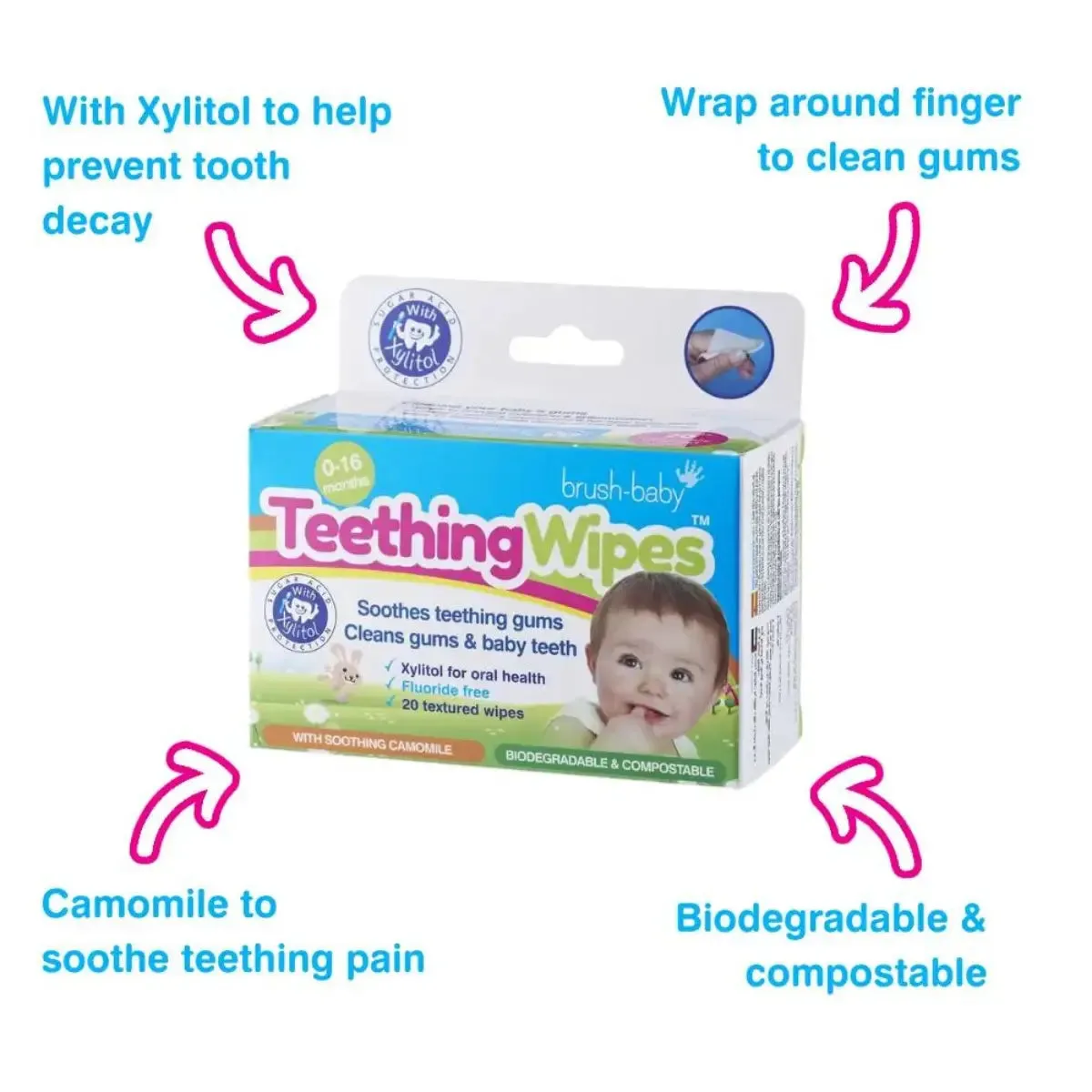 Brush Baby Teething Gift Set - Teething Remedies For Babies