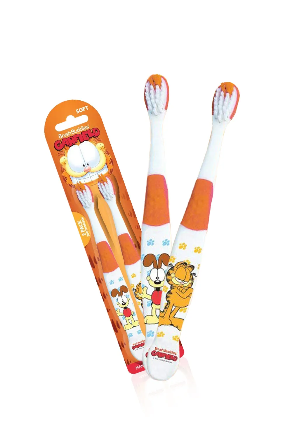 Brush Buddies Garfield and Odie Toothbrush (2 Pack)