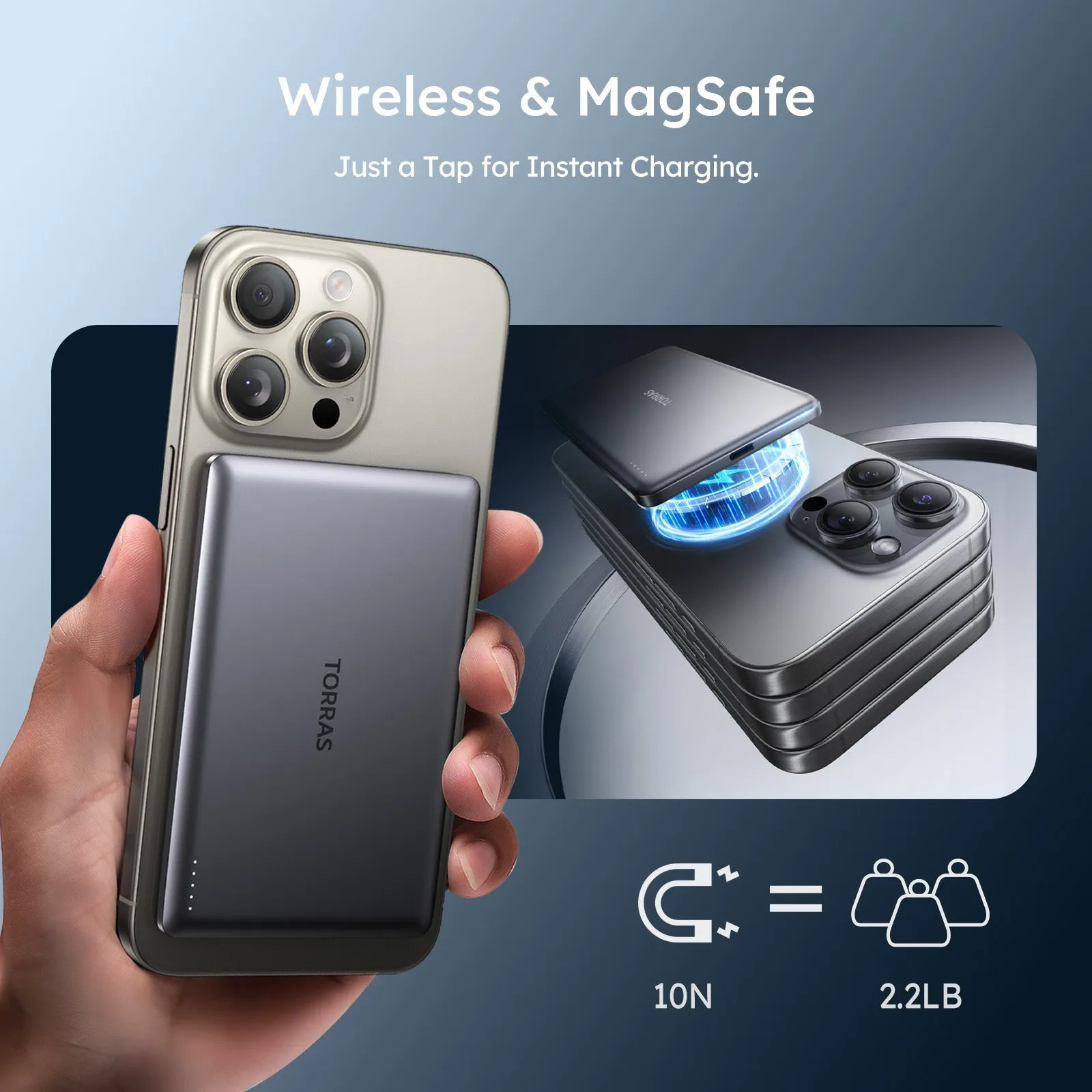 [Bundle]Spin Fusion   Power Bank  for iPhone 16 Pro Max