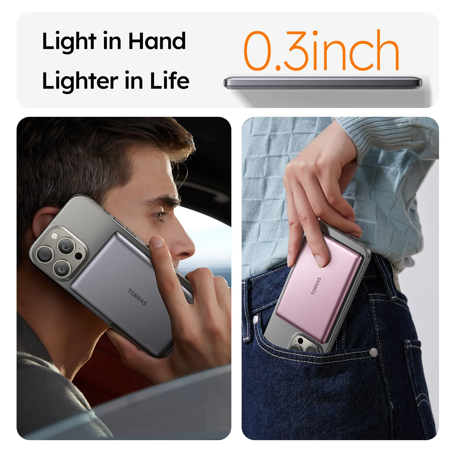 [Bundle]Spin Fusion   Power Bank  for iPhone 16 Pro Max