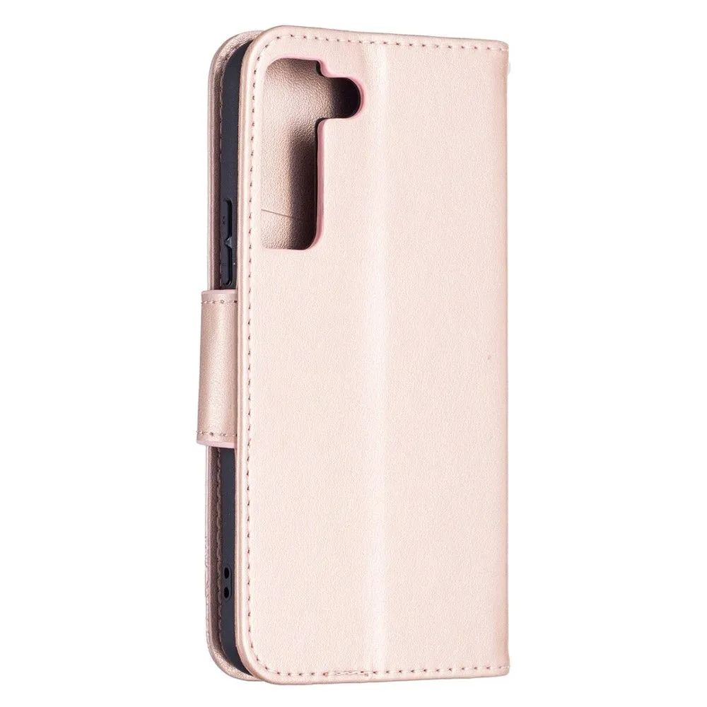 Butterfly Samsung Galaxy S22 Plus flip case - Rose Gold