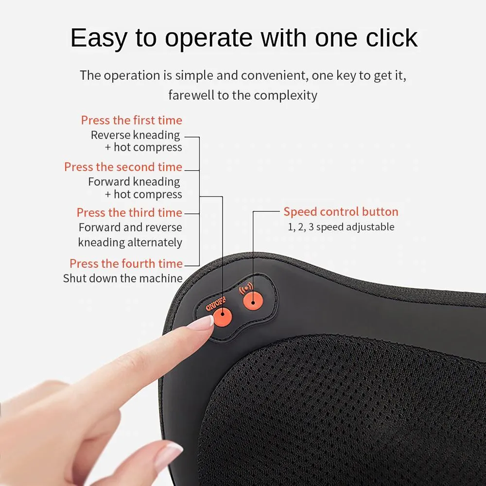 Car & Home Electric Massage Pillow