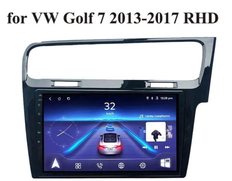 Car Dealz 10.2" Android 10.0 Volkswagen VW Golf 7 VII 2014-2018 In Dash Plus OEM Fascia