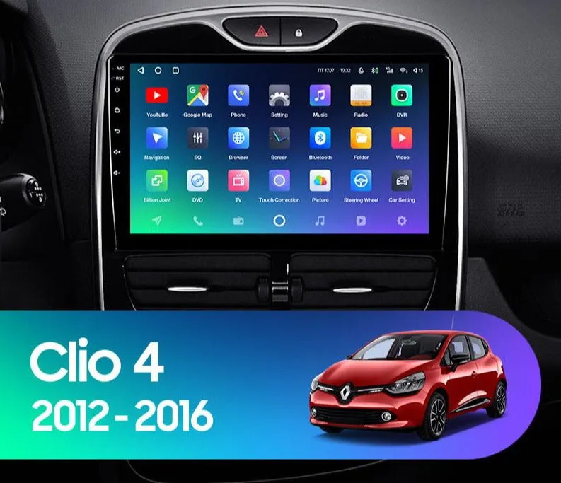 Car Dealz Premium Advanced 4G Data Model 10.2" Android 12.0 For Renault Clio 4 BH98 KH98 2012 - 2016