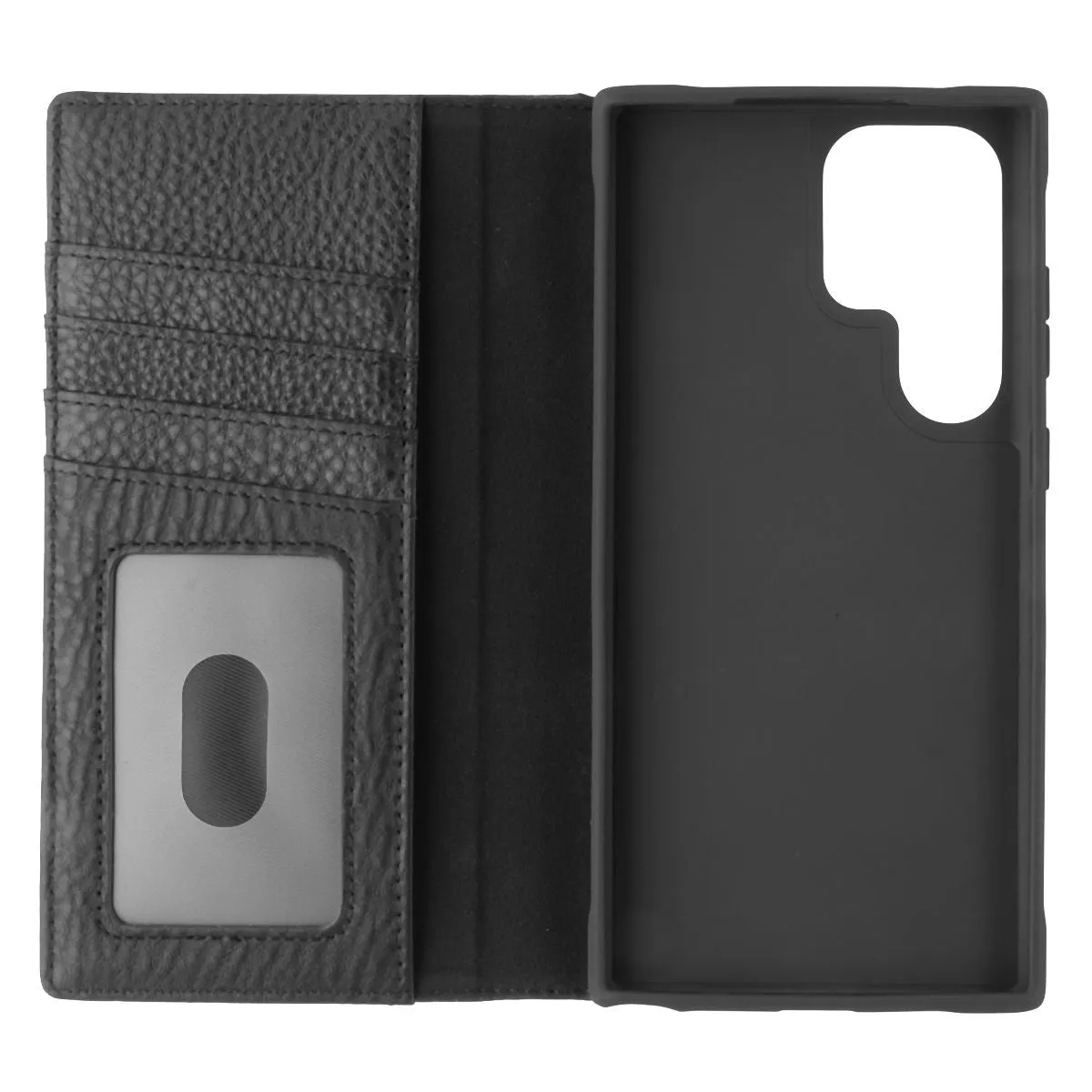 Case-Mate Wallet Folio Leather Case for Samsung Galaxy S23 Ultra - Black