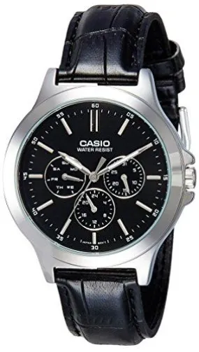 Casio Analog Black Dial Men's Watch-MTP-V300L-1AUDF