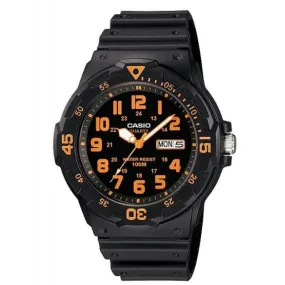 Casio MRW-200H-4B Black Resin Strap Watch for Men