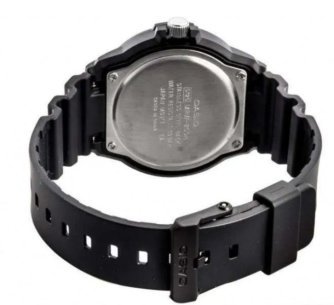 Casio MRW-200H-4B Black Resin Strap Watch for Men