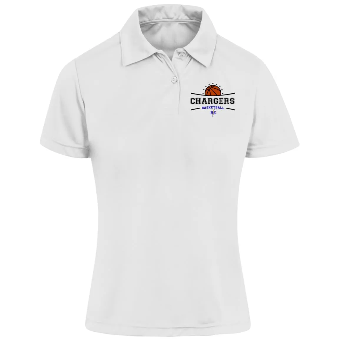 Chargers Basketball - Womens Zone Polo