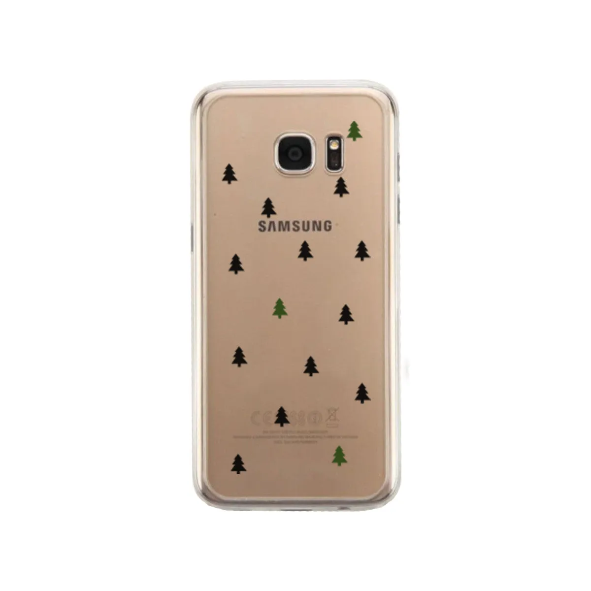 Christmas Tree Pattern Phone Case Cute Clear Phonecase