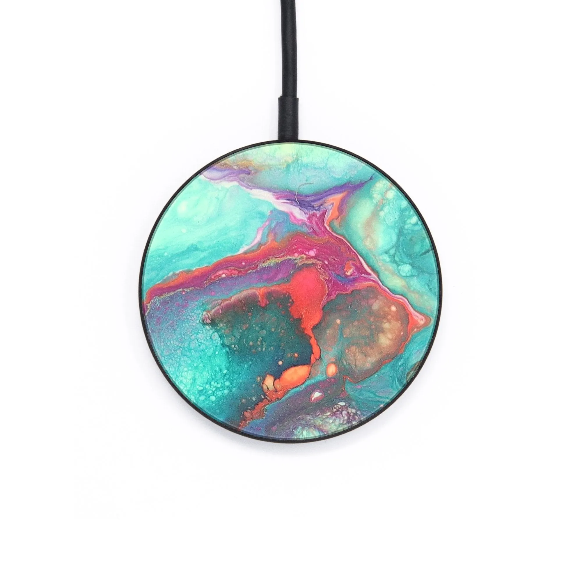 Circle ResinArt Wireless Charger - Amanda (Watercolor, 682419)