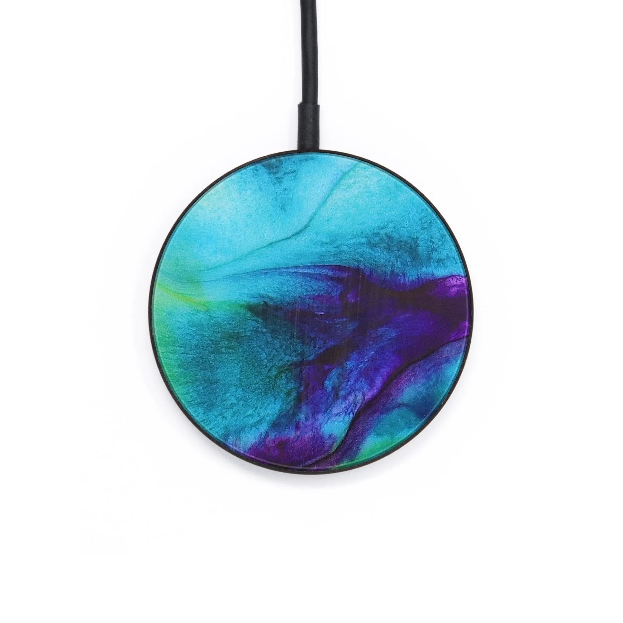 Circle ResinArt Wireless Charger - Ivy (Watercolor, 656124)