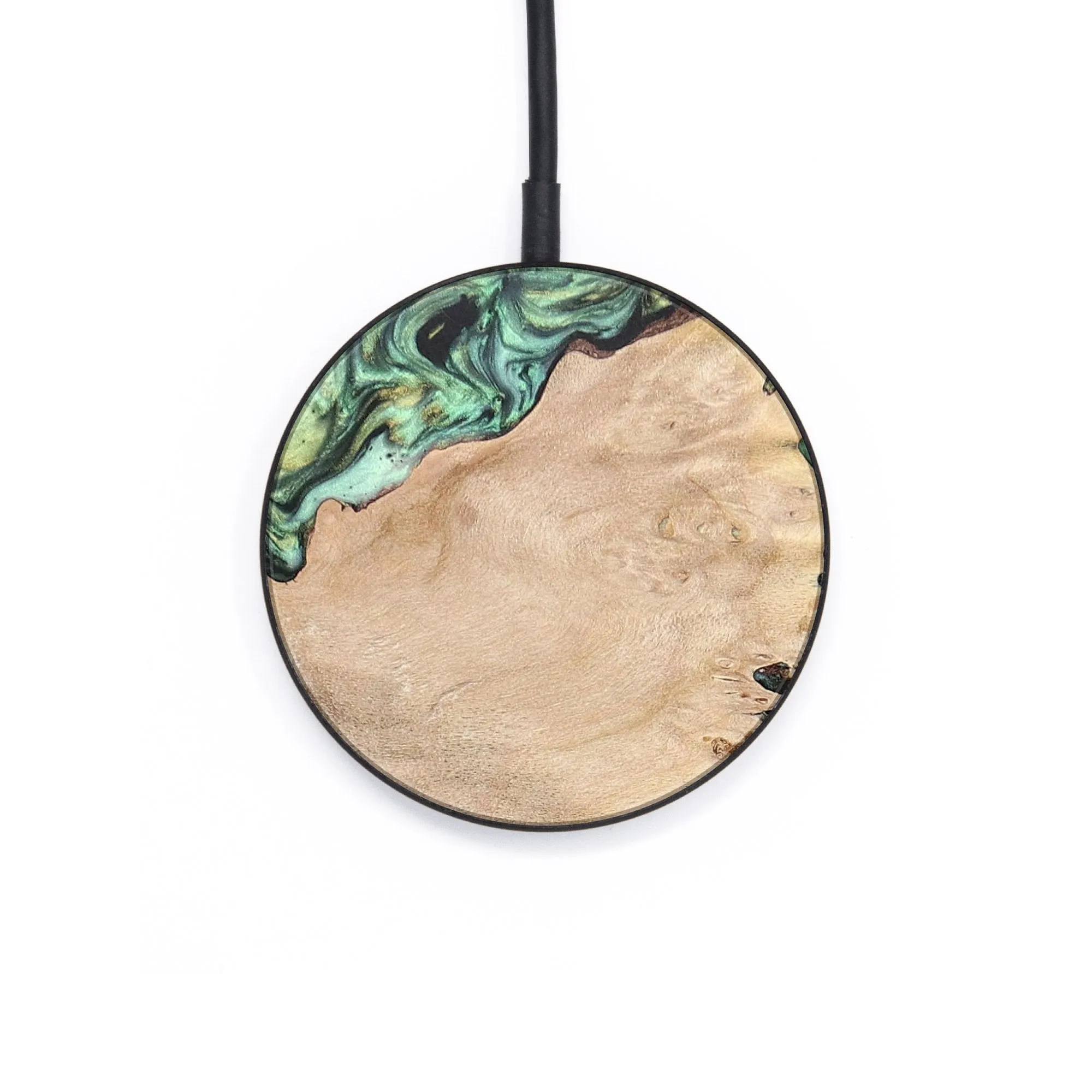 Circle  Wireless Charger - Nakia (Wood Burl, 703689)