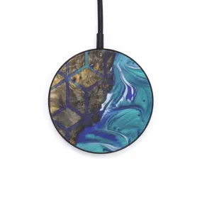 Circle Wood Resin Wireless Charger - Amit (Pattern, 599252)