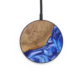 Circle Wood Resin Wireless Charger - Atlas (Blue, 694219)