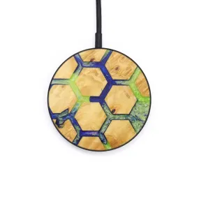 Circle Wood Resin Wireless Charger - Bradley (Pattern, 610454)