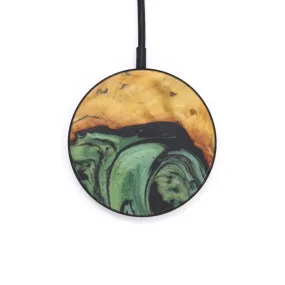 Circle Wood Resin Wireless Charger - Brande (Dark Green, 599313)