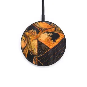 Circle Wood Resin Wireless Charger - Brennan (Lava, 625455)