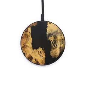 Circle Wood Resin Wireless Charger - Daphne (Pure Black, 683227)