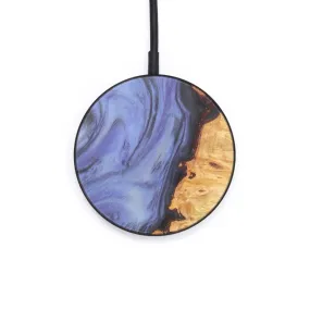 Circle Wood Resin Wireless Charger - Dvm (Purple, 607301)